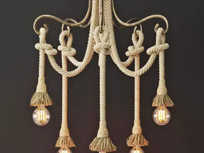 Loft Rope Light 5 3D model