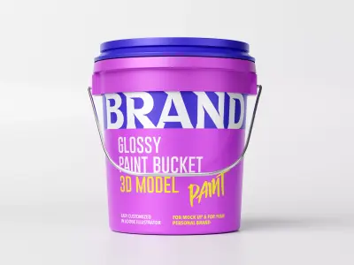 Paint Bucket Premium 3D modelling 3D model