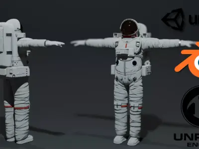 SPACE ASTRONAUT  3D model