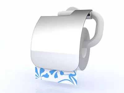Toilet Paper 02 3D model