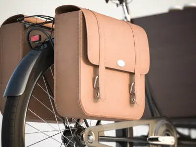 Gastronomic bicycle for making coffee 3D model