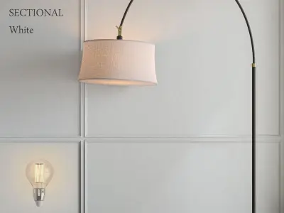 Pottery Barn  Winslow Arc Sectional Floor Lamp 3D model