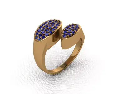 light gram ring-232 3D print model