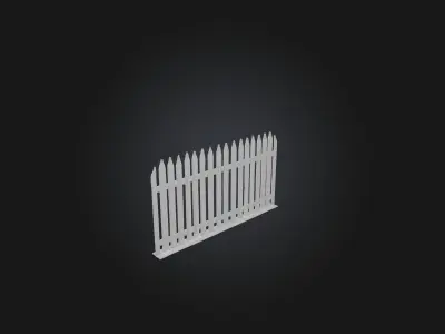 Fence 3D model get