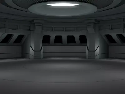 Sci Fi Interior corridor  3D model