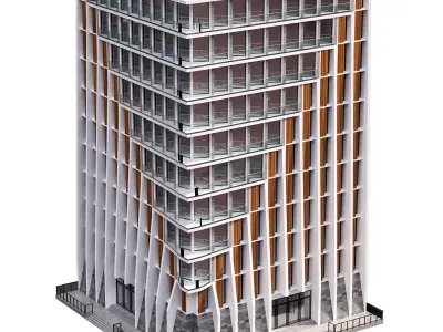 RESIDENTIAL BUILDING NO10 A 3D model