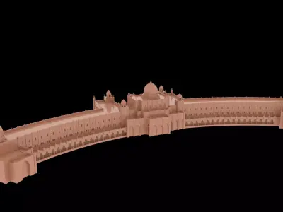 Sharjah Municipality Building 3D model