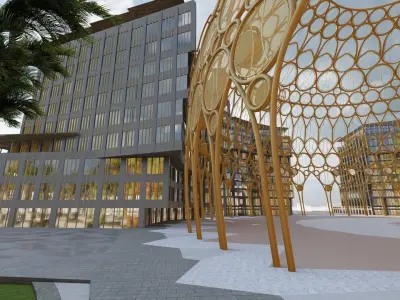 Expo 2021 Dubai 3d 3D model