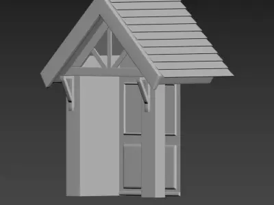 house entrance Free 3D model