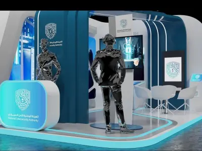 Cyber Security Booth 3D model
