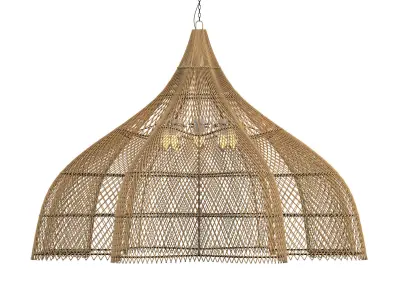 Matador Wicker Chandelier X-Large 3D model