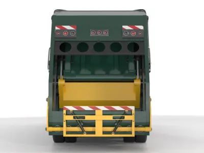  Generic Garbage Truck 01 