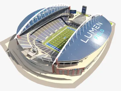 Lumen field 3D model