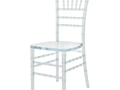 Chiavari Chair Crystal Ice  Low-poly 3D model