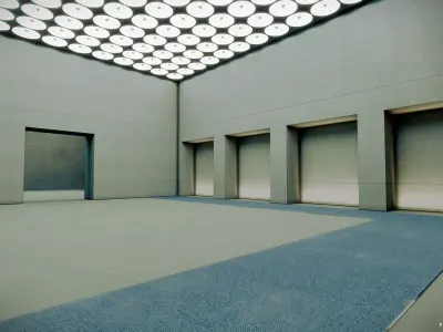 VR Room Low-poly 3D model