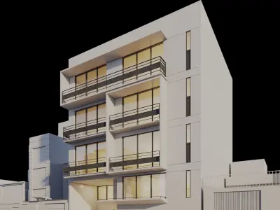 Apartments Building 3D model