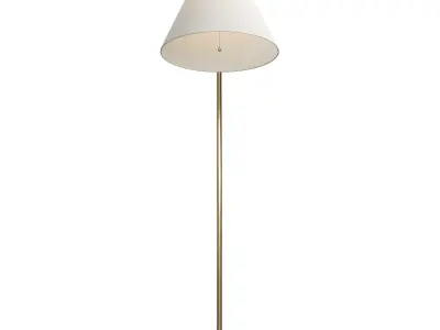 Dume Large Arched Floor Lamp 3D model