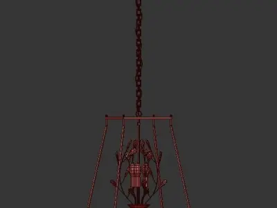 Crystal lantern 3D model