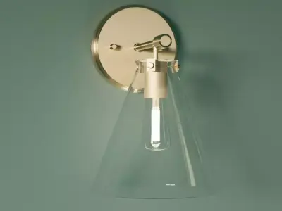 Classic Scone Wall Light 3D model