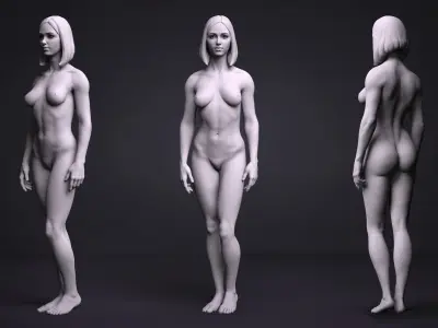  Female BaseMesh - Eve - ZTool 4R8 