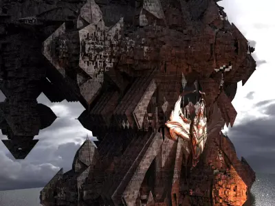 Dantes Inferno Maze structures 4  3D model