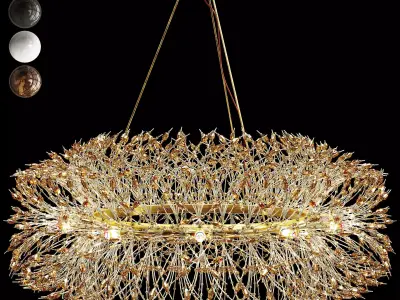 Crystal Chandelier Collection 001 3D model