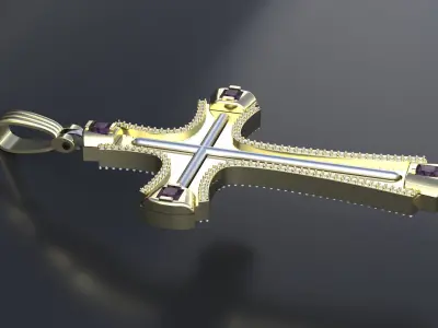 Orthodox cross  cnc model or  3D print model
