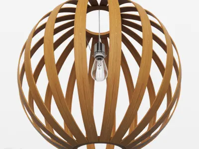 Bentwood Pendat Round by West Elm 3D model