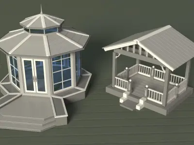 Environment Props - Collection 2 - 101 pieces  3D model