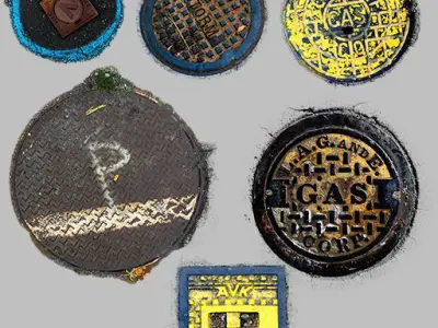 93 HD Manholes and More Textures PNG  Texture