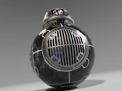 Star Wars Droid Low-poly 3D model