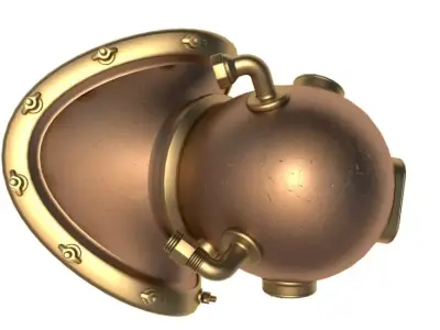 Diving Helmet 3D model