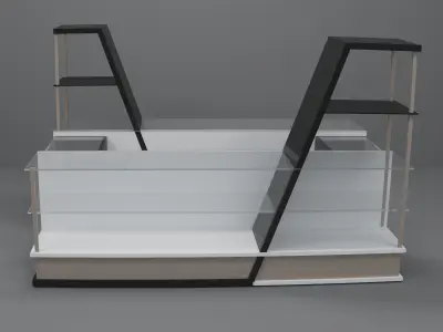 Sale Stand  Low-poly 3D model