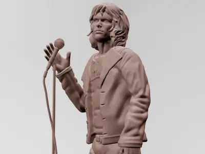 jim morison the doors - 3d printable 3D print model