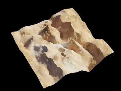 Planet Surface 3D model 3D model