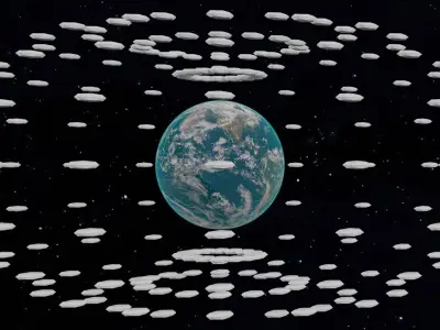 Alpha Earth planet 2  3D model