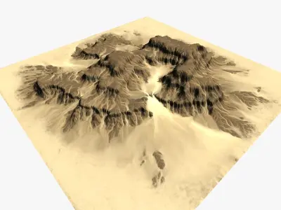 Brown C 29042015 Low-poly 3D model