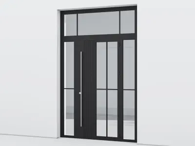 Aluminium door 270 3D model