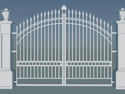 Classic Gate Door 3D print model