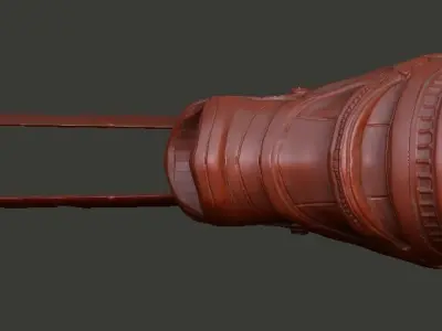 Fugitive Predator Gauntlet computer and blades 3D model