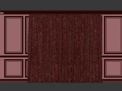 Curtain Set 64 3D model
