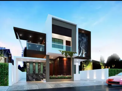 Architectural Architectural Design 3D Modle With PSD 3D model