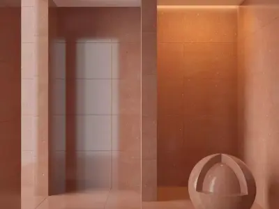 Marble wall 39 3D model