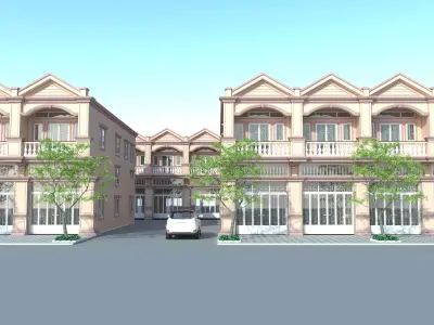 flat house 01 3D model