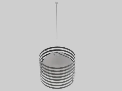 Hanging Lamp Low-poly 3D model order