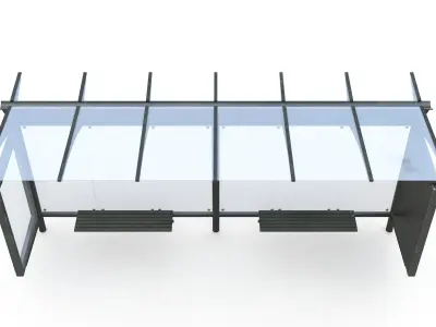 Bus Stop 07 3D model