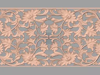 Artcam Aspire 3D relief models STL Files used for CNC E635 3D model