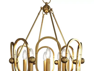 Clairpointe Chandelier Low-poly 3D model