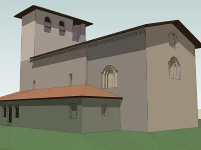 Church of Oiardo - Urkabustaiz- Alava Free 3D model