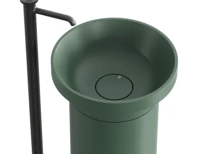 Gessi Origini Freestanding Washbasin Set 1 3D model